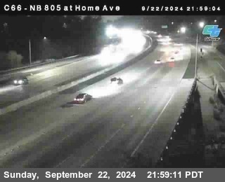 NB 805 at Home Ave (On Ramp)