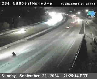 NB 805 at Home Ave (On Ramp)