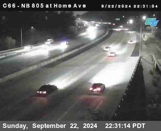 NB 805 at Home Ave (On Ramp)