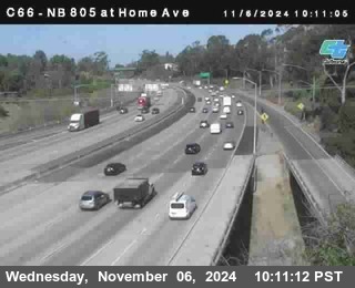 NB 805 at Home Ave (On Ramp)