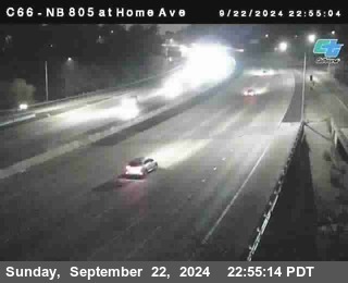 NB 805 at Home Ave (On Ramp)