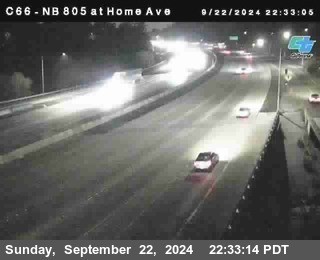 NB 805 at Home Ave (On Ramp)