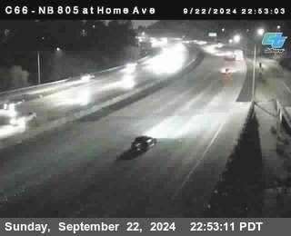 NB 805 at Home Ave (On Ramp)