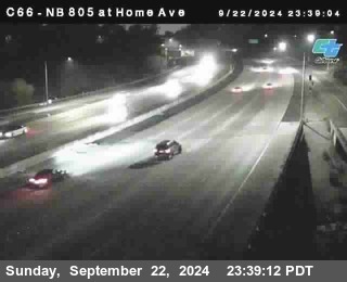 NB 805 at Home Ave (On Ramp)