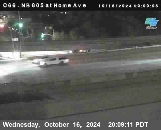 NB 805 at Home Ave (On Ramp)