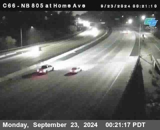 NB 805 at Home Ave (On Ramp)