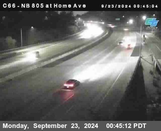 NB 805 at Home Ave (On Ramp)