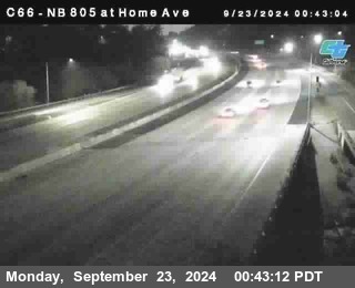 NB 805 at Home Ave (On Ramp)