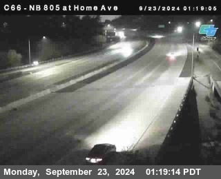 NB 805 at Home Ave (On Ramp)