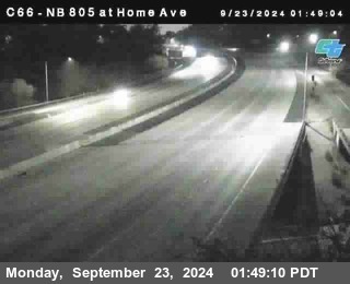 NB 805 at Home Ave (On Ramp)