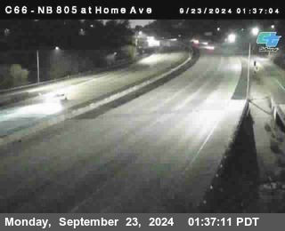 NB 805 at Home Ave (On Ramp)