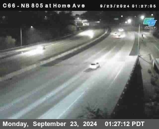 NB 805 at Home Ave (On Ramp)