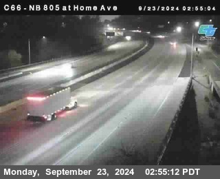 NB 805 at Home Ave (On Ramp)