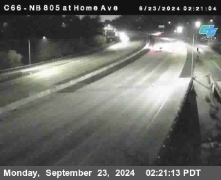 NB 805 at Home Ave (On Ramp)