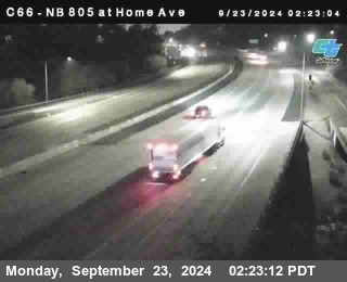 NB 805 at Home Ave (On Ramp)