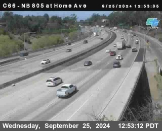 NB 805 at Home Ave (On Ramp)