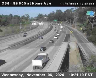 NB 805 at Home Ave (On Ramp)