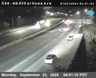 NB 805 at Home Ave (On Ramp)