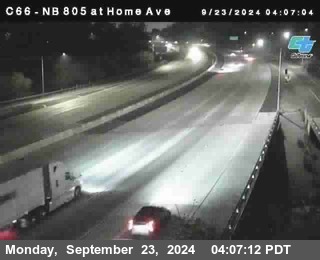 NB 805 at Home Ave (On Ramp)