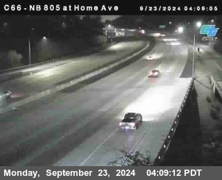 NB 805 at Home Ave (On Ramp)