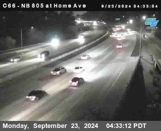 NB 805 at Home Ave (On Ramp)