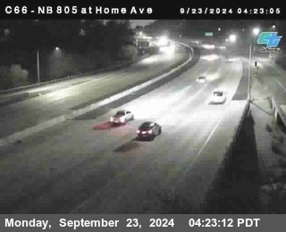 NB 805 at Home Ave (On Ramp)