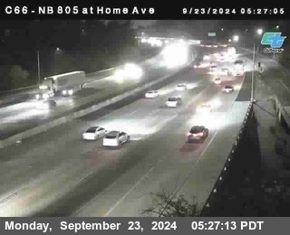 NB 805 at Home Ave (On Ramp)