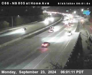 NB 805 at Home Ave (On Ramp)