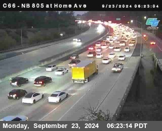 NB 805 at Home Ave (On Ramp)