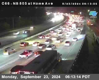 NB 805 at Home Ave (On Ramp)