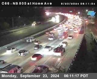 NB 805 at Home Ave (On Ramp)