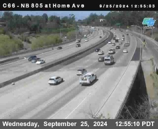 NB 805 at Home Ave (On Ramp)