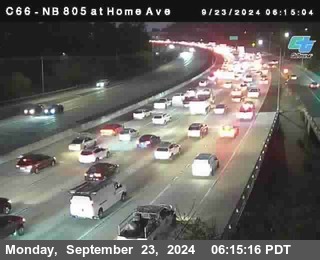 NB 805 at Home Ave (On Ramp)