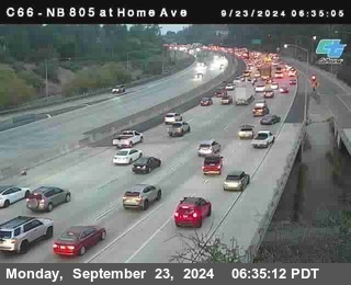 NB 805 at Home Ave (On Ramp)