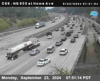 NB 805 at Home Ave (On Ramp)