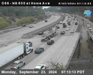 NB 805 at Home Ave (On Ramp)