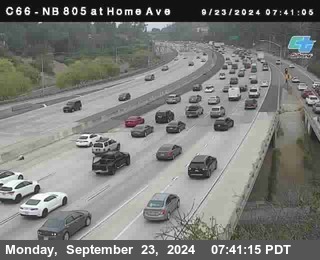 NB 805 at Home Ave (On Ramp)