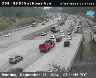 NB 805 at Home Ave (On Ramp)