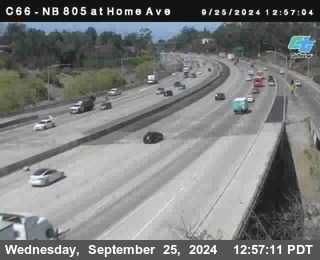 NB 805 at Home Ave (On Ramp)