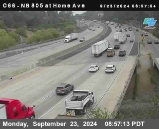 NB 805 at Home Ave (On Ramp)