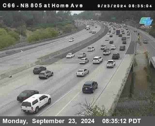 NB 805 at Home Ave (On Ramp)