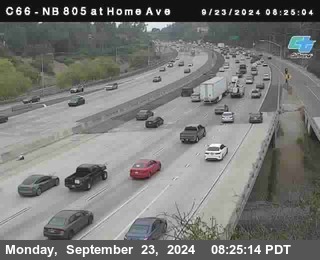 NB 805 at Home Ave (On Ramp)