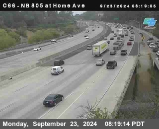 NB 805 at Home Ave (On Ramp)