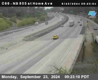 NB 805 at Home Ave (On Ramp)