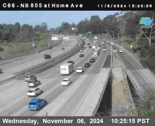 NB 805 at Home Ave (On Ramp)