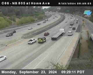 NB 805 at Home Ave (On Ramp)