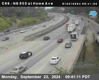 NB 805 at Home Ave (On Ramp)