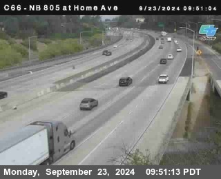 NB 805 at Home Ave (On Ramp)