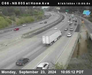 NB 805 at Home Ave (On Ramp)