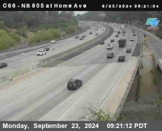 NB 805 at Home Ave (On Ramp)